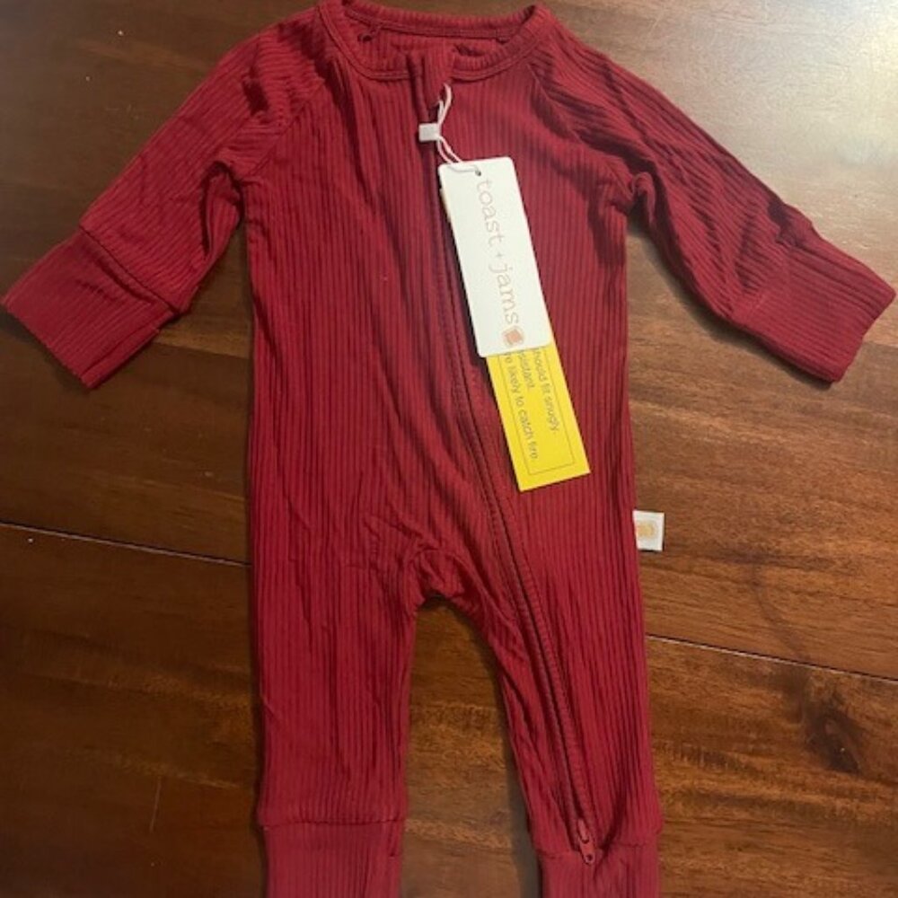 Toast + Jams Bamboo Footie PJ | Size NB